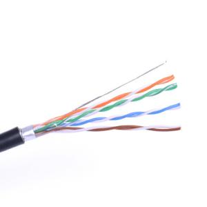Quality LLDPE Jacket Cat5E F UTP PE Shielded Lan Cable VDE 0295 IEC 60288 Class 1 wholesale