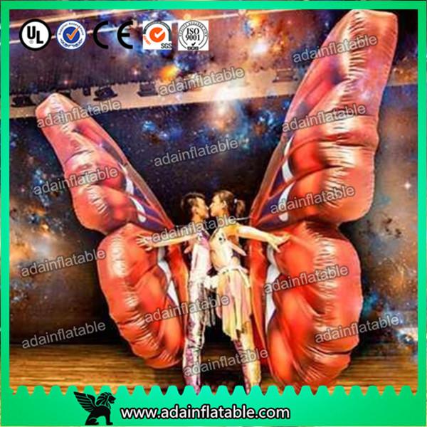 Vivid Inflatable Cartoon Characters , Digital Printing Inflatable Butterfly Wing