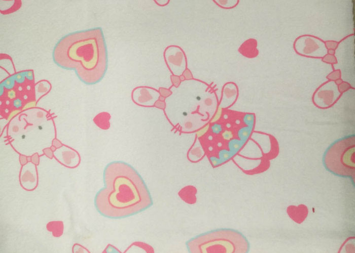 Cartoon Animal Print Cotton Flannel Cloth 20*10 Single Sided Brush