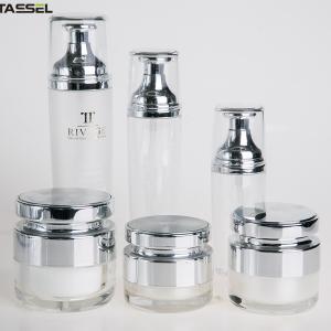 Quality Customized PMMA Cosmetic Lotion Bottle Smooth Screen Printing Surface wholesale