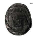 Mens Toupee Human Hair Replacement SystemFrench Lace Poly Skin Hairpieces