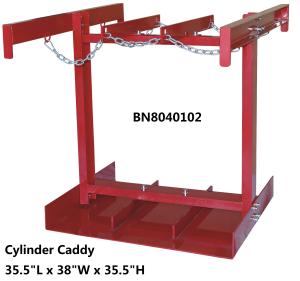 Quality Steel Compressed Gas Cylinder Stands , Gas Tank Storage Rack 7 To 9.5&quot; Diameter wholesale