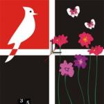 MDF Decorative Modern Art painting wall clocks B0826