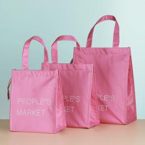 Quality 40gsm PP Fabric Nonwoven Tote Bag Die Cut Shopping Bags wholesale