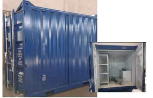 Quality 10 Tonne Galvanized Steel Offshore Container 10ft Half Height wholesale