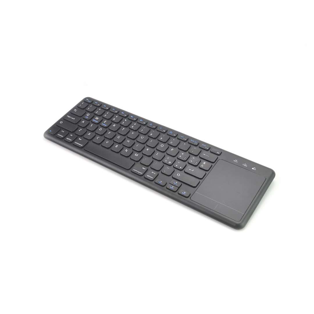 2.4G Wireless Media Keyboard Mouse Combo with Big Mouse Touchpad Multi Touch Function