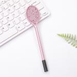 Badminton Racket Shape Gel Pen 0.5mm Plastic Creative Neutral Pen