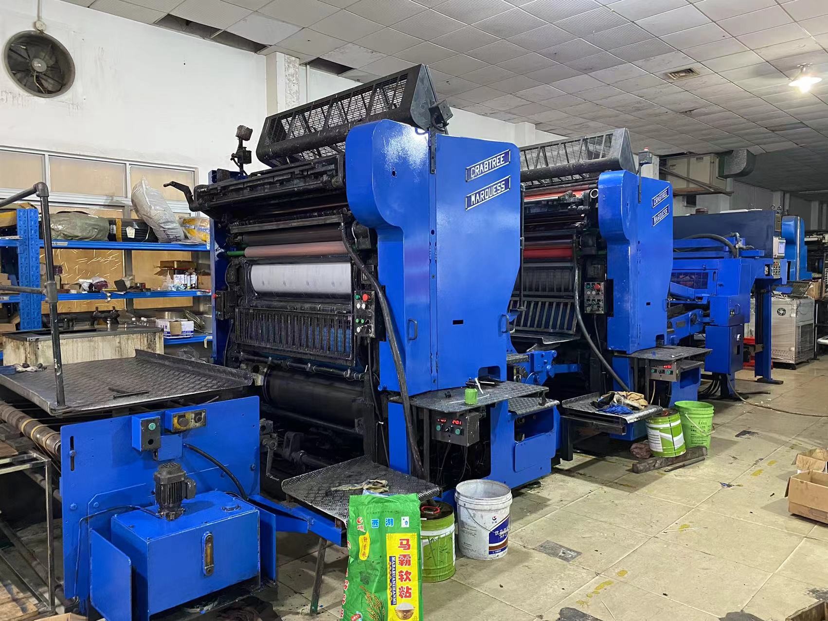 2 Colors 45 Inch Used Crabtree Printing Line For Tinplate Sheet