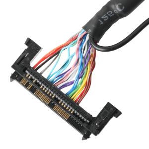 Quality LVDS Cable Assembly JAE FI-RE51HL 51Pin To HD-SUB 26P Male Sloder UL 1007 20AWG CABLE OEM/ODM wholesale