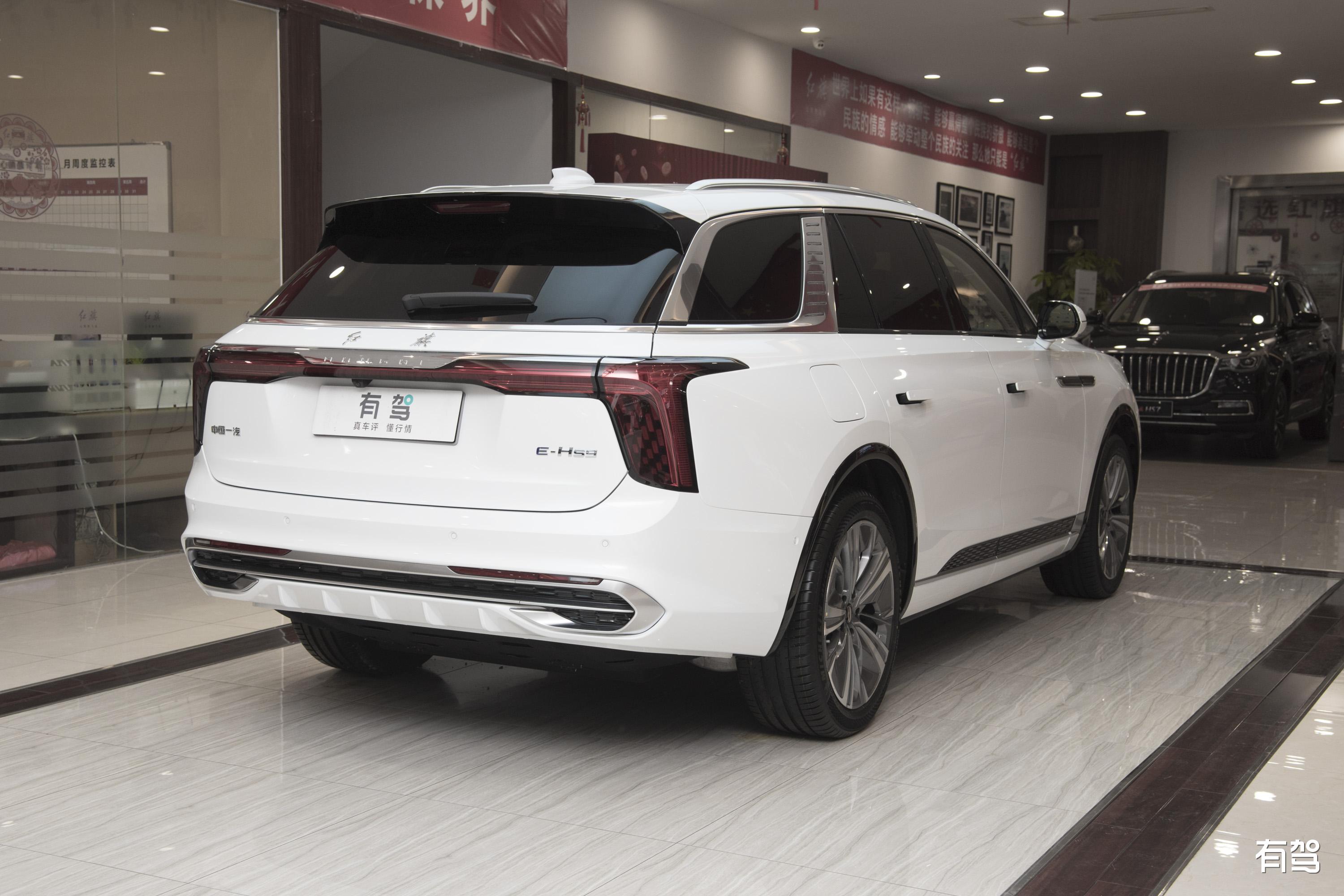 Best 660km Luxury Hongqi E-HS9 Electric EV Super Large Power High Max speed new energy vehicles Functions Chinese Brand used Car