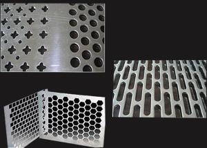 Quality Artistic Perforated Aluminium Plate , Customized Aluminum Sheet With Holes wholesale