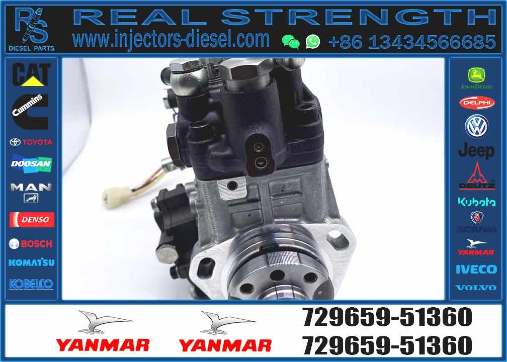 High Pressure Common Rail Fuel Injection Pump Assy for 729642-51420 729659-51360 4TNV88 4TNV98 Yanmar Engine