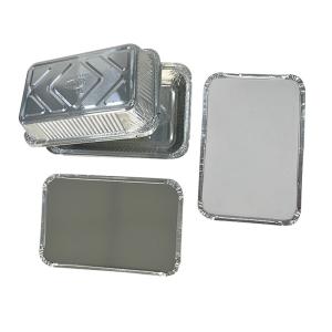 Quality Carry Out Food Container 1000ml Disposable Aluminum Foil Baking Pan with Paper Lid wholesale
