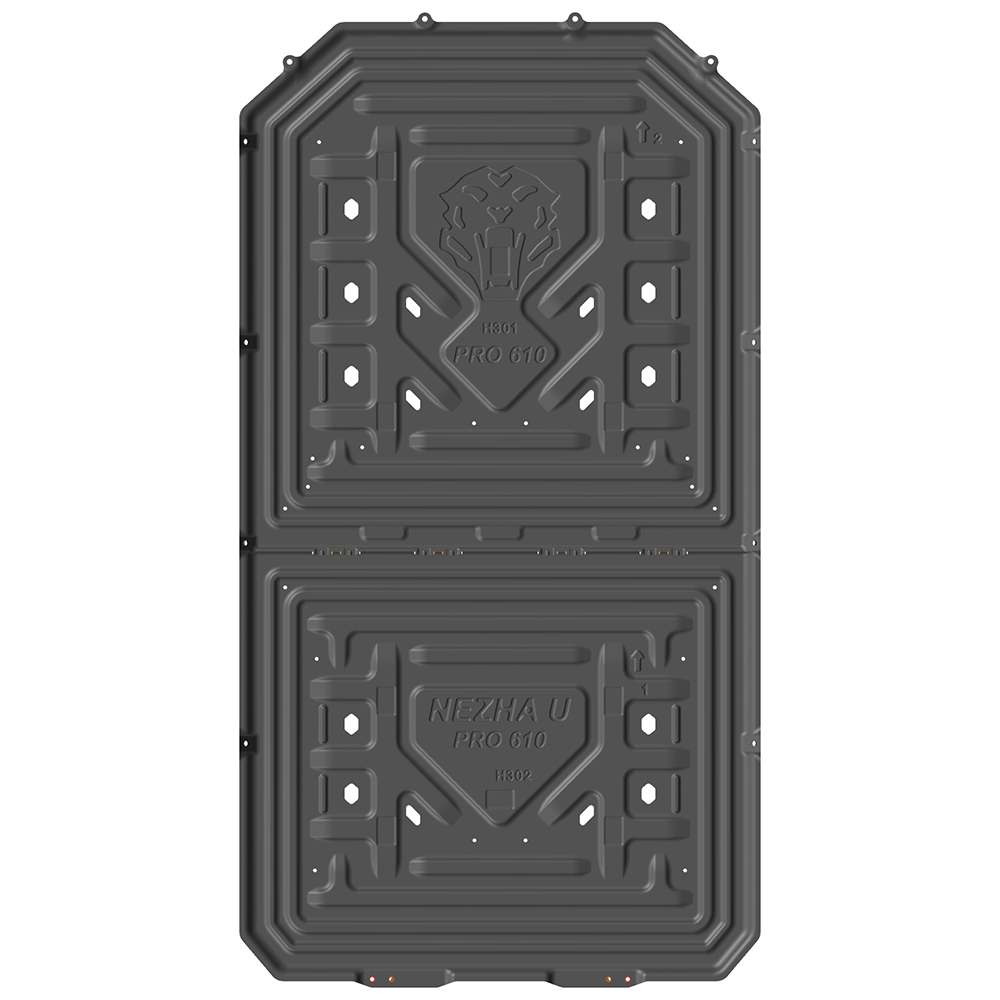 4x4 Exterior Accessory Toyota FJ Cruiser Chassis Skid Plate in Silver Alloy Steel
