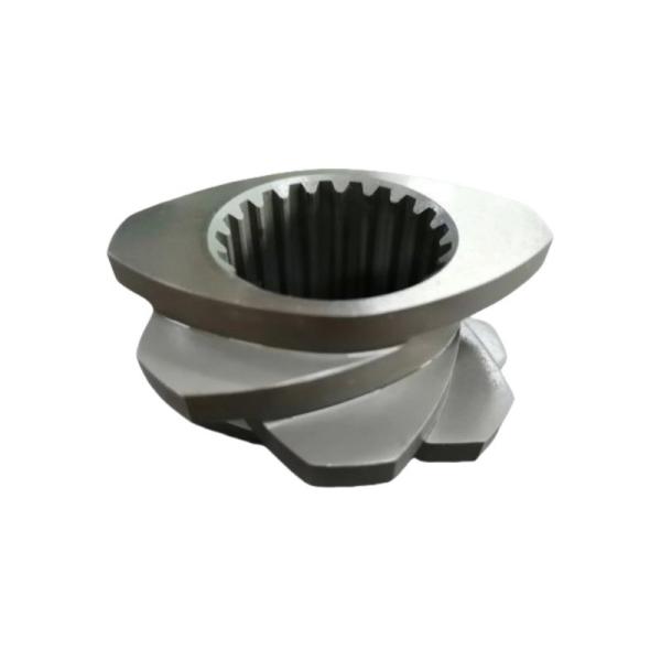 Cheap 316L Heat Treatment Kneading Block 0.02mm Tolerances Reverse Pumping Extruder Components for sale