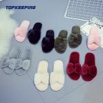 Flat Heel Female Fur Slippers EUR36 - 41 For House