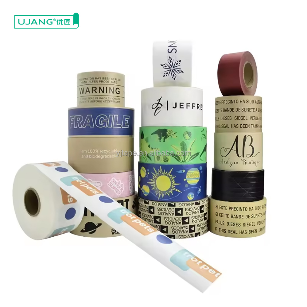 Acrylic Adhesive Fiberglass Gummed Paper Tape For Eco Friendly Packaging