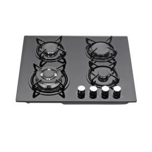 Quality Tempered Glass Fashion 4 Burner Gas Hob Electronic Ignition wholesale