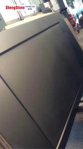 Quality Black Color Ceramic Countertop Slab Marine / Flat Edge 1520*800*25 Mm wholesale
