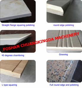 Quality Marble Stone Granite Ceramic Tiles Stair Step Grooving Round Edge Machine wholesale