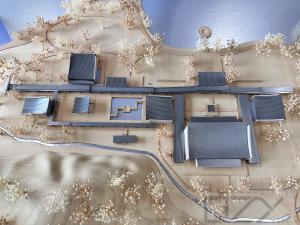 Quality 1/500 Hu Gong Cultural Exhibition Center Model By Atelier Apeiron Architects wholesale