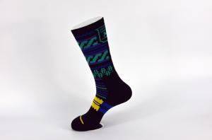 Quality Anti - Bacterial / Anti - Slip Athletic Basketball Socks With Different Colors wholesale