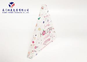 China Triangle Shape Custom Plastic Box Packaging , Pet Packaging Box For Bath Fizzer on sale