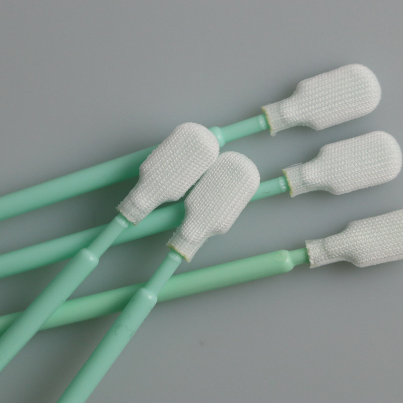 250mm Disposable Best Clean Long Handle Polyester Swabs For Pcb