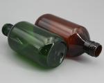 PET 24mm 6.76oz Amber Lotion Bottle