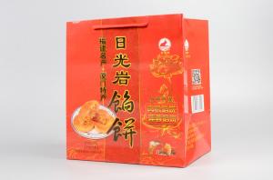 Quality 150Gsm Coloured Kraft Paper Bags , Moisture Proof Printed Paper Carrier Bags wholesale