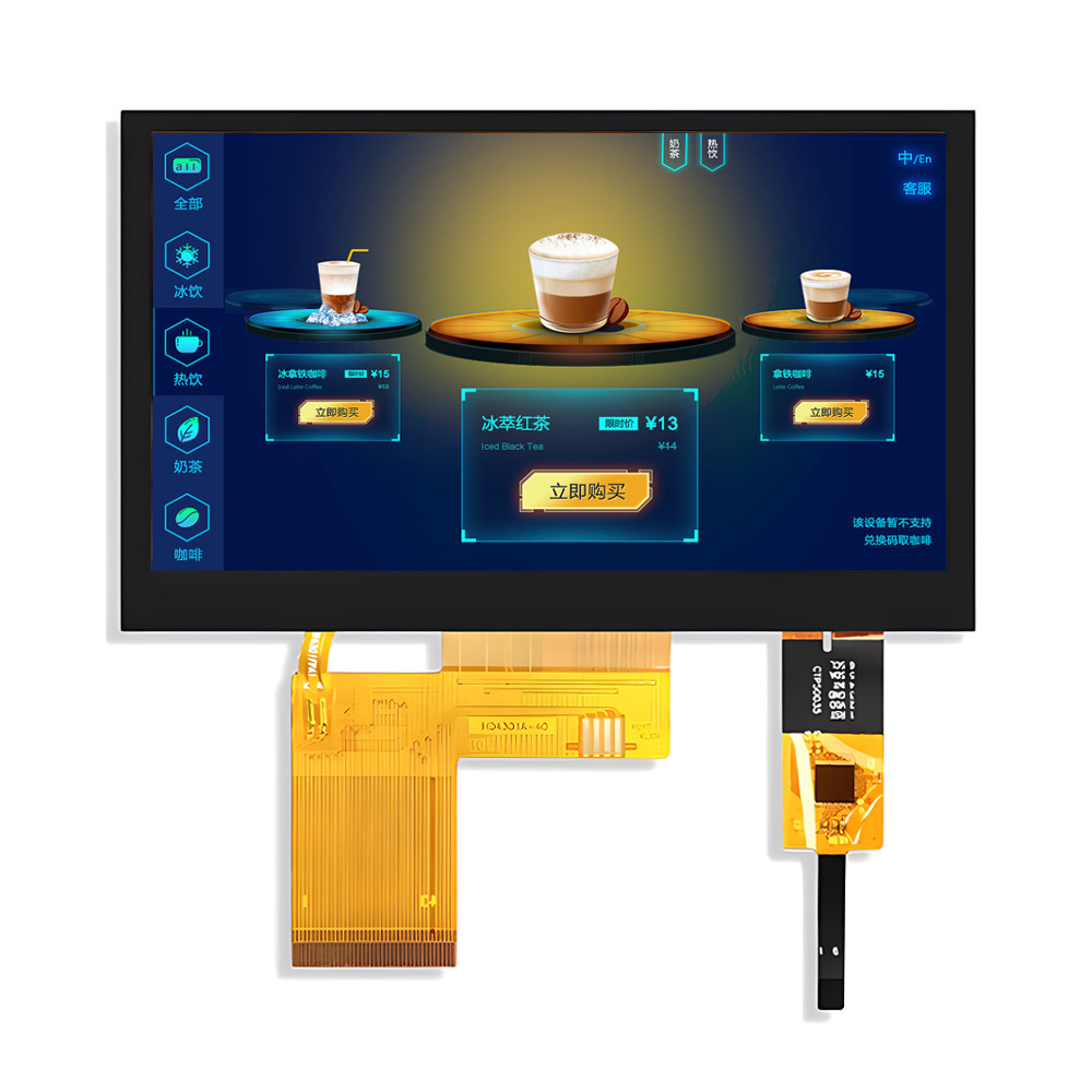 4.3 Inch IPS TFT LCD 480*272 Pixel 262K Full Color Display ST7283 Driver IC