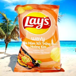 Quality Wholesale/Retail Bulk Purchase: Lay's Lobster &amp; Golden Salted Egg Sauce Chips 28G *160 Bags wholesale