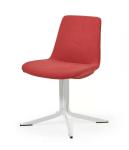 NO Folded Office Fashion Sofa Chair with Metal Legs and Multi-color Fabric