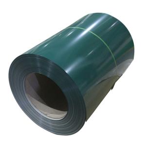 Quality 0.5mmx1300mm Color Prepainted Galvanized Steel Coil Z100 Z150 Green wholesale