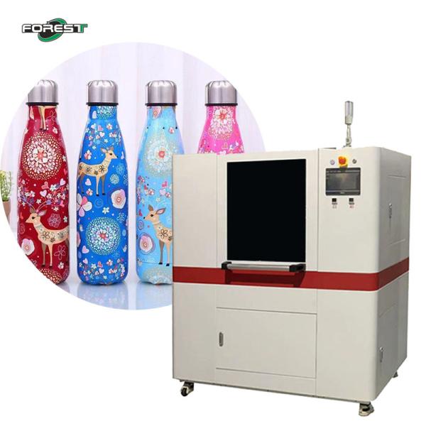 OEM UV Cylindrical Printer Round 360 Rotary Printer For Bottle Mug Cup Pen