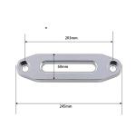 8000 Lbs OffRoad Cars Winch Rope Fairlead Long Lasting Use Wear Resistance