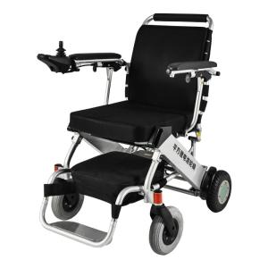 Quality Lithium Battery 18KG Classic Foldable Electric Wheelchair For Elderly wholesale
