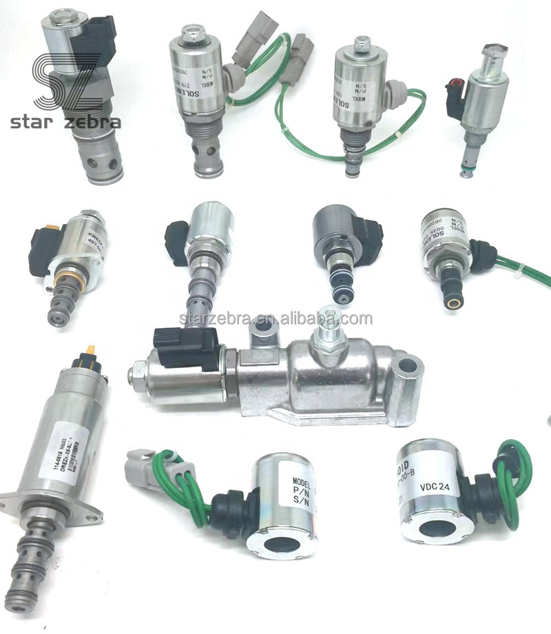 Supply JC B 3CX 4CX Spare Parts OEM 25220804 / 25/220804 / 25-220804 Solenoid Valve 12V 24V
