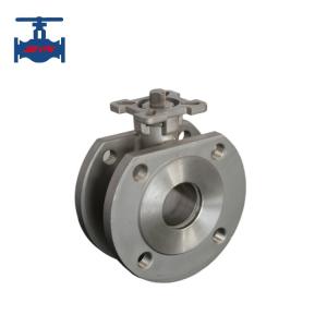 Quality Italian Type Flange End Ball Valve WCB CF8 CF8M With ISO5211 Mounting Pad wholesale