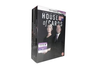 Quality Hot sale tv-series dvd boxset House of Cards Season 1- 3 12disc UK new Video Region free wholesale