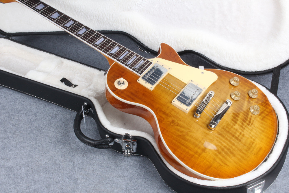 Solid Maple LP Electric guitar Tone Pro bridge, one piece Body and Neck,Bone nut, Aged Guitar parts