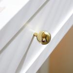 30mm Spherical Polished Furniture Handle Silver 30mm Drawer Handle