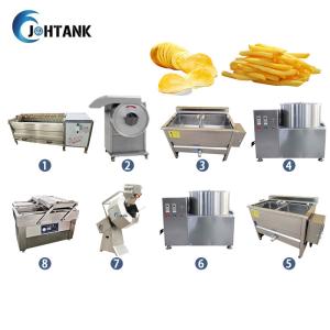 Quality Small Scale Frozen French Fries Processing Line 2000kg/hr wholesale