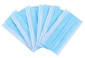 Quality Soft Disposable Earloop Face Mask High Bacterial Filtration Efficiency 95 - 99.9 wholesale