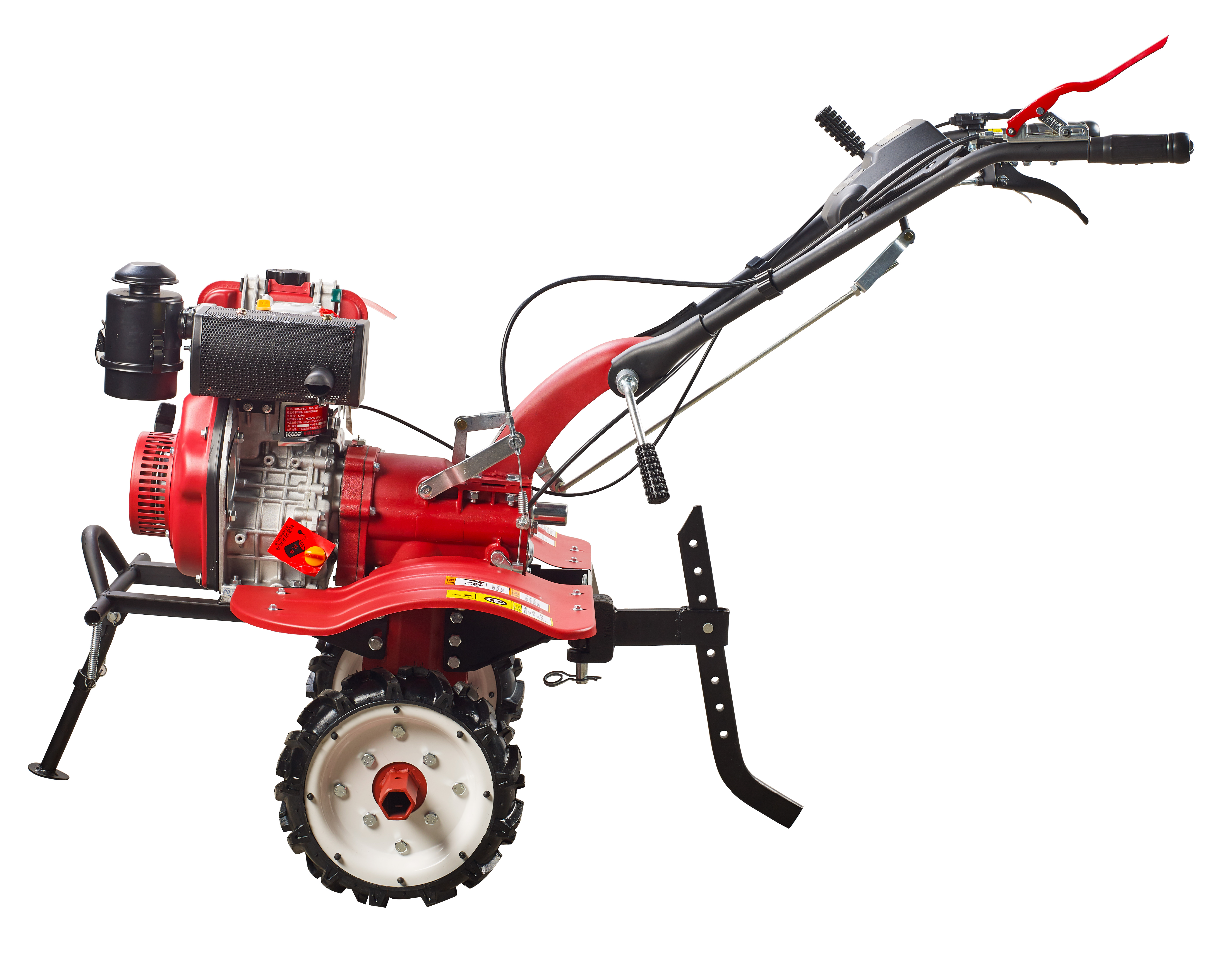 9HP Multi Functional Power Tiller with 2 Fwd. 1 Rev. Gears and 418cc Displacement