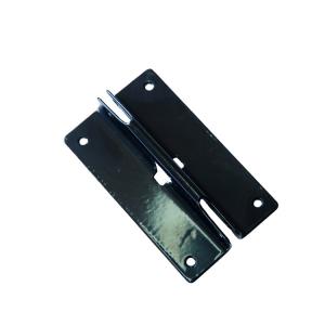 Quality Stamping Metal Window Parts Black Powder Coated Aluminum Sheet Metal wholesale