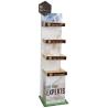 Buy cheap Flat Packed Cardboard Stand Display Pedestals For Promotion / Advertising from wholesalers