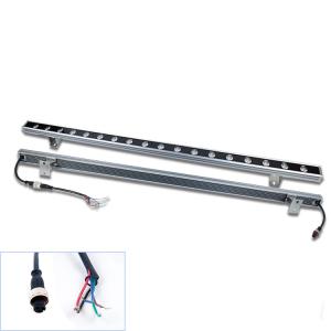 Quality High Quality IP65 Outdoor RGB color dimmable 24w 36w led linear wall washer light wholesale
