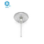 Axial Bimetal Industrial Dial Thermometer 100 Centigrade Back Connection 1/2"NPT