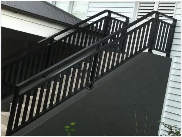 Home Decorative Balcony Stainless Steel Railing Wrought Aluminum Iron Balcony